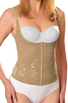 Corset minceur brodé