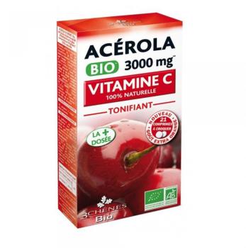 3 CHÊNES BIO ACEROLA 3000 21 COMPRIMES 3 CHÊNES BIO ACEROLA 3000
