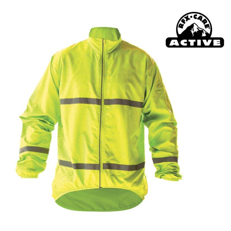 Coupe vent homme réfléchissant Jaune