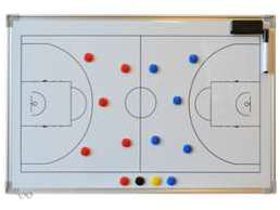 Tableau tactique Basket 60 x 90 cm - Sporti Tableau tactique Basket 60