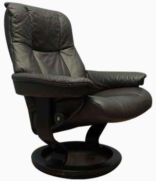 Fauteuil Vintage Noir de Stressless