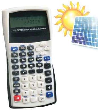 Calculatrice Scientifique Solaire