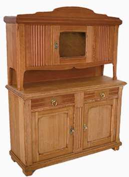 Petit Buffet de Cuisine Art Nouveau en Pin, 1920s