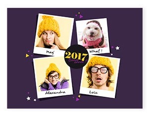 Carte de voeux Yuki 11 x 15 cm - Lot de 10 cartes