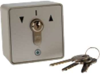 Interrupteur à clé pour porte de garage (en applique) Interrupteur à clé pour porte