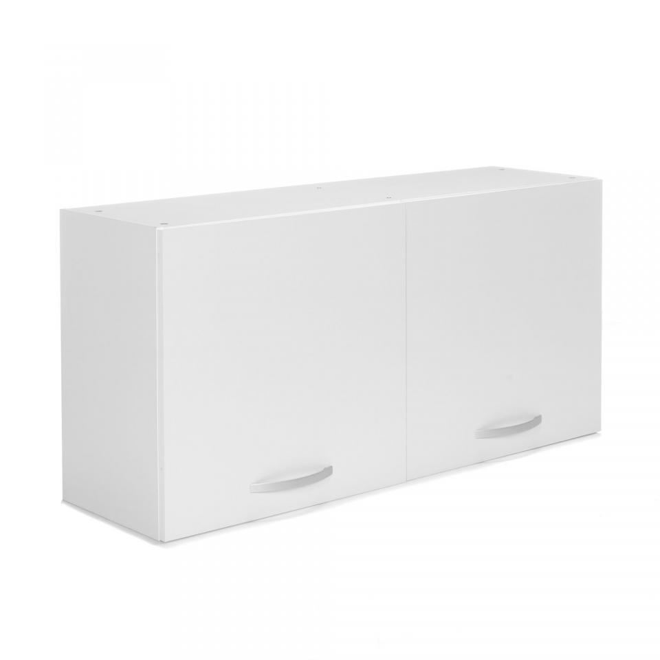 Meuble de cuisine haut blanc 2 portes 120cm