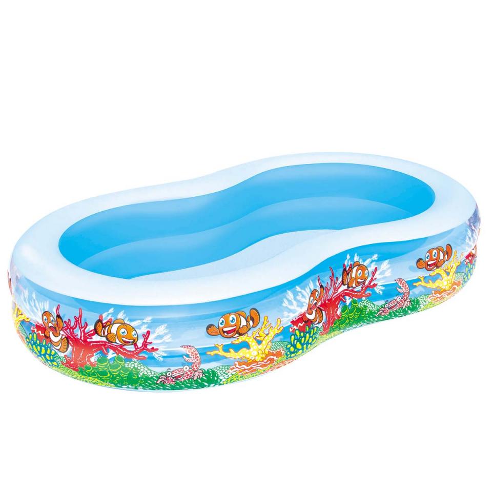 Piscine gonflable 262 cm thème poissons