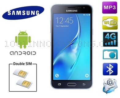 Smartphone double SIM Samsung J320 4G - Noir