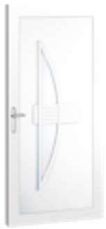 Porte d entrée en pvc alpha - portes d entrée pvc design Porte d entrée en pvc alpha