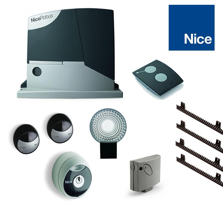 Motorisation portail coulissant NICE RobusKit 600k