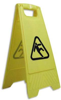 Panneau Attention sol glissant Panneau en plastique Panneau Attention sol glissant