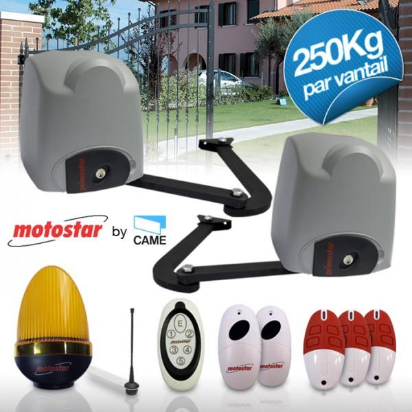 Motorisation portail 2 battants 250 Kg MOTOSTAR by
