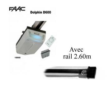 Motorisation porte de garage FAAC Dolphin Kit D600