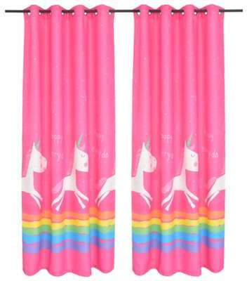 VidaXL Rideau occultant imprimé pour enfants 2 pcs VidaXL Rideau occultant imprimé