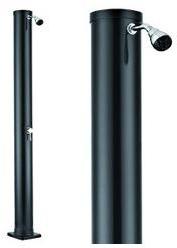 Douche solaire droite PVC noir 40 L