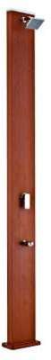 Douche solaire aspect bois carrée 32 litres Douche solaire aspect bois