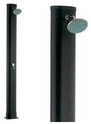 Douche solaire droite PVC noir 35 L