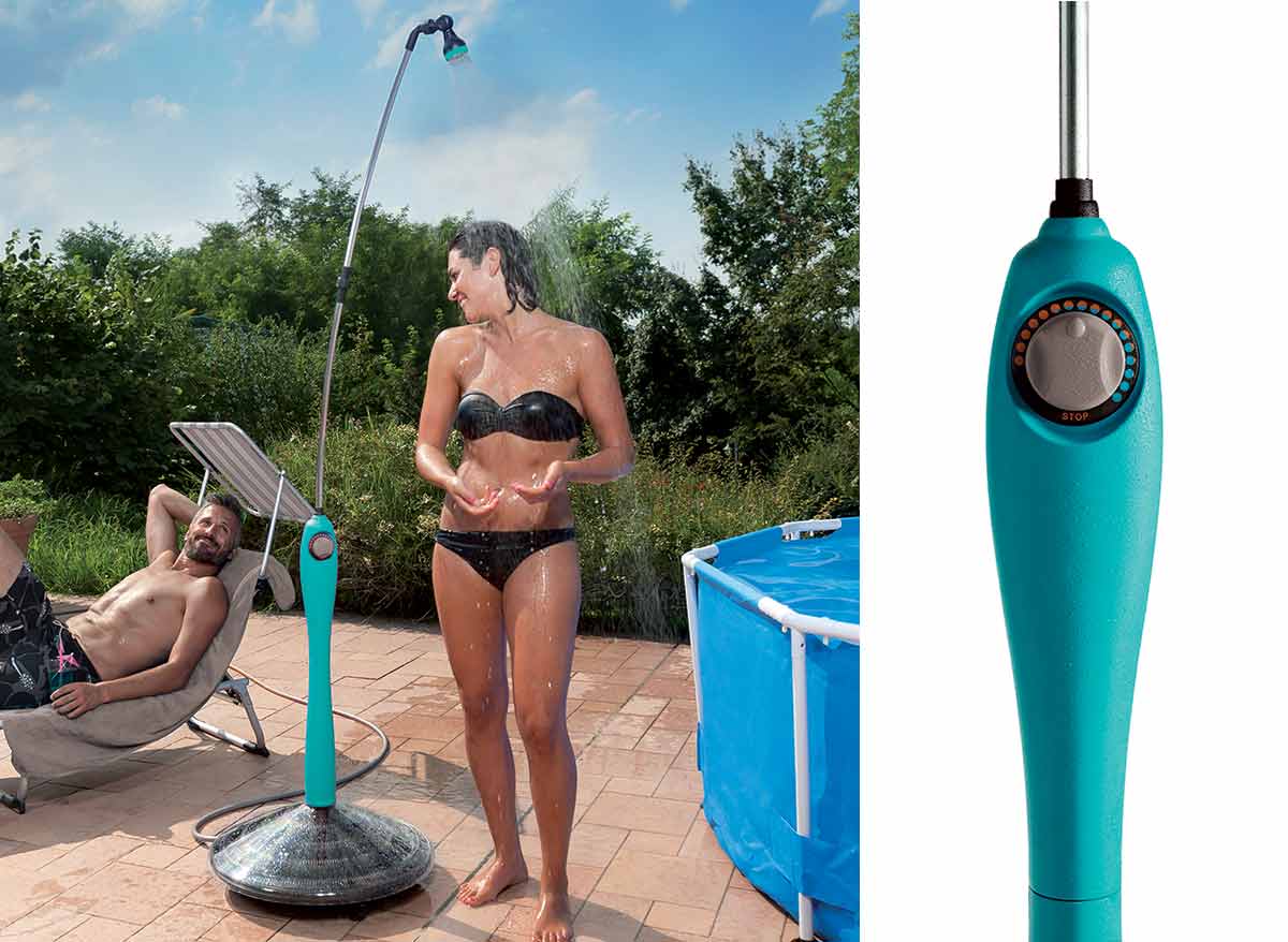 Douche solaire pour piscine Sunny Style - Bleu
