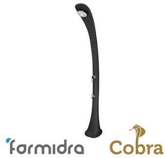 Douche Solaire Cobra Noir 32L avec rince pieds - reconditionné Douche Solaire Cobra Noir
