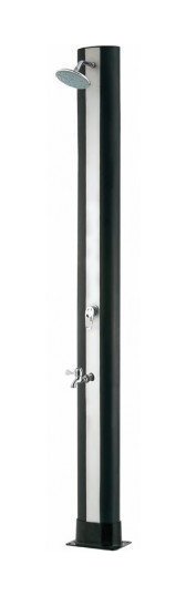 Douche solaire extérieur PVC Noire 35L avec rince