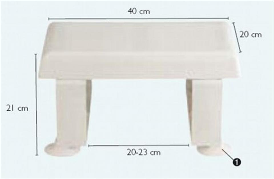 Tabouret de bain ou Marchepied Aquatec Step INVACARE Tabouret de bain ou Marchepied