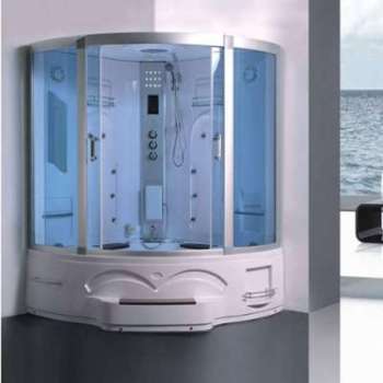Combiné baignoire-douche VIRAM avec hammam et balnéo Combiné baignoire-douche VIRAM