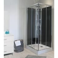Cabine de douche rectangulaire hydromassante Selia