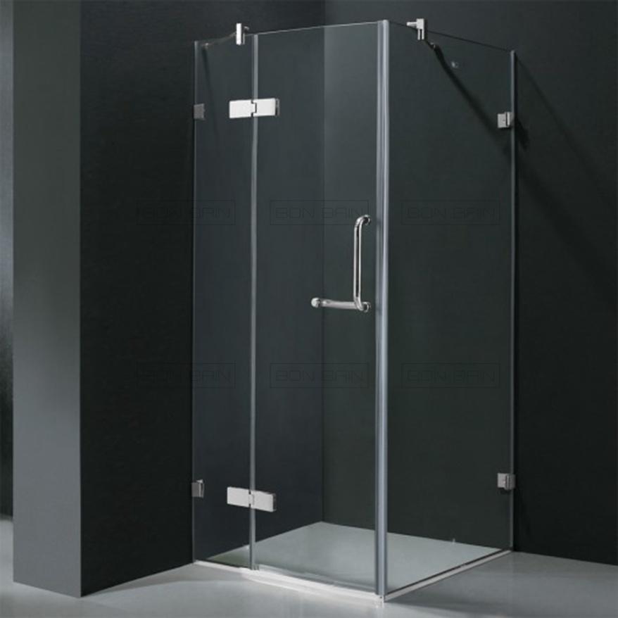 Cabine de douche d?angle 2 parois porte abattante