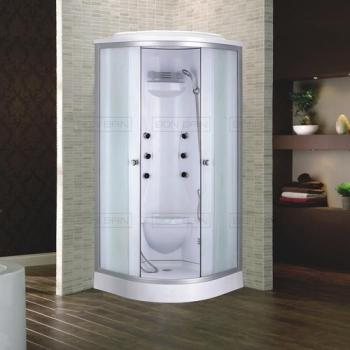 Cabine de douche hydromassante d angle Ivoré Cabine de douche hydromassante