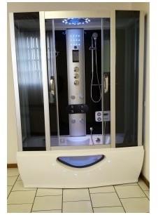 Baignoire douche balnéo hammam combiné