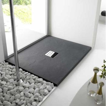 Receveur en gel coat PIZARRA Graphite