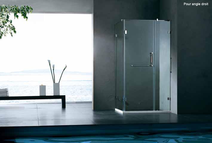 Paroi de douche 100 x 80 cm Cléo