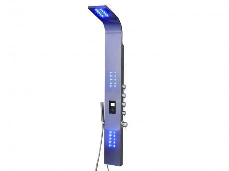 Colonne de douche balnéo thermostatique à leds CHA