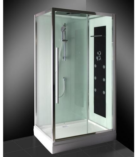 Cabine de douche intégrale rectangulaire 80x120 cm
