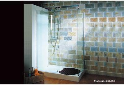 Paroi de douche avec receveur Elvira