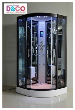 Cabine de douche Hammam 100 x 100 full options - D