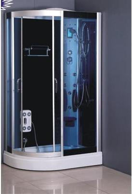 DOUCHE HYDROMASSANTE NOUMEA 120X80X223 ANGLE DROIT