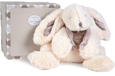 Lapin Bonbon taupe GM - DOUDOU ET COMPAGNIE
