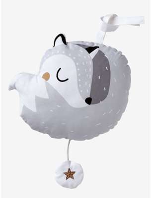 Doudou musical loup des neiges - VERTBAUDET