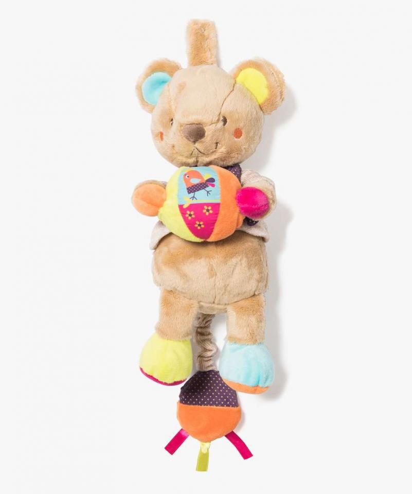 Gemo - Peluche musicale ourson avec ballon - Multi