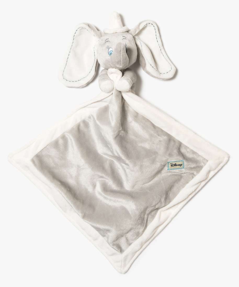Gemo - Doudou plat Dumbo - Disney - Gris