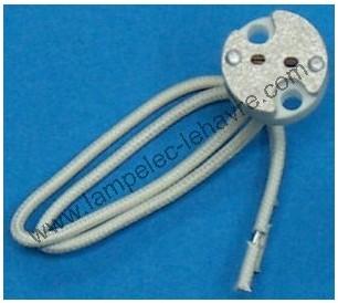 Douille TBT Gu5 3 12V 50W max pour lampe dichro Douille TBT Gu5 3 12V 50W