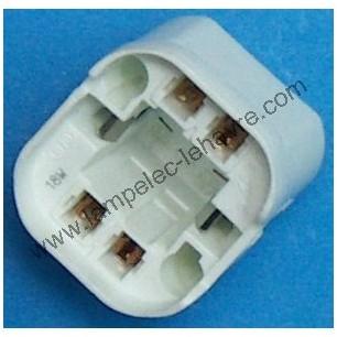 Douille G24q2 GX24q2 pour lampe LYNX DE ou TE 18W Douille G24q2 GX24q2 pour