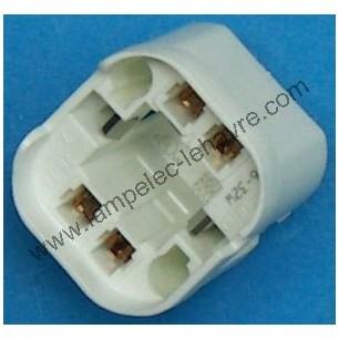 Douille G24q3 GX24q3 pour lampe LYNX DE 26W ou TE 26W Douille G24q3 GX24q3 pour