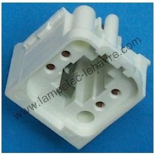 Douille GX24q4 pour lampe LYNX TE 42W Douille GX24q4 pour lampe