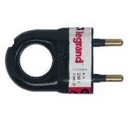 LEGRAND - Fiche plastique 2P 6A anneau dextractio