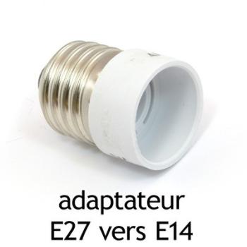 Adaptateur culot E27 vers E14 Adaptateur culot E27 vers