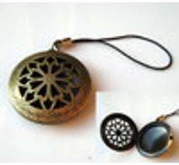 Bijou de portable métal bronze porte-photo Bijou de portable métal bronze