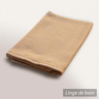 Drap de bain 90x160 cm nid dabeille PURE WAFFLE 3