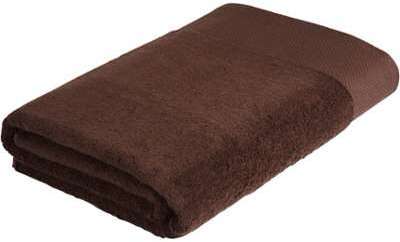 Drap de bain 100x150cm uni marron ébène {CouleurRe